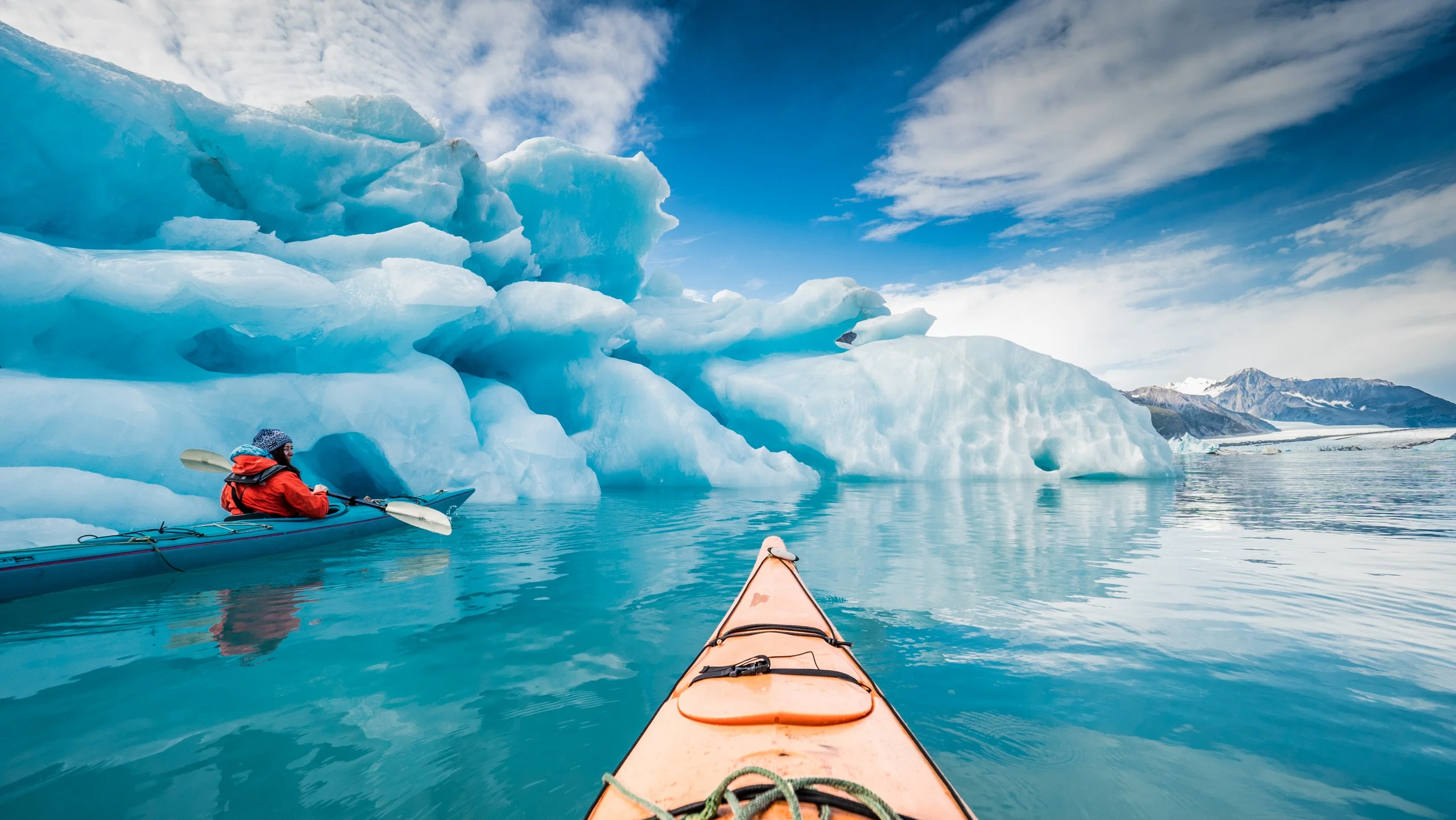 Bear Glacier icebergs Kenai Fjords National Park expedition tour