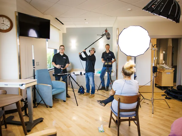 Central Peninsula Hospital maternity OB commercial healthcare photography shoot