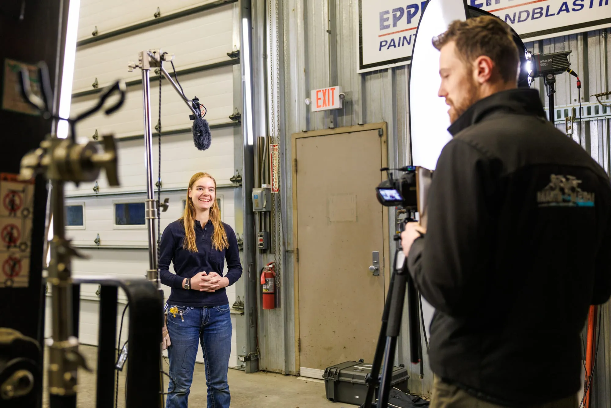 Martin Media Production Crew on Set in Alaska