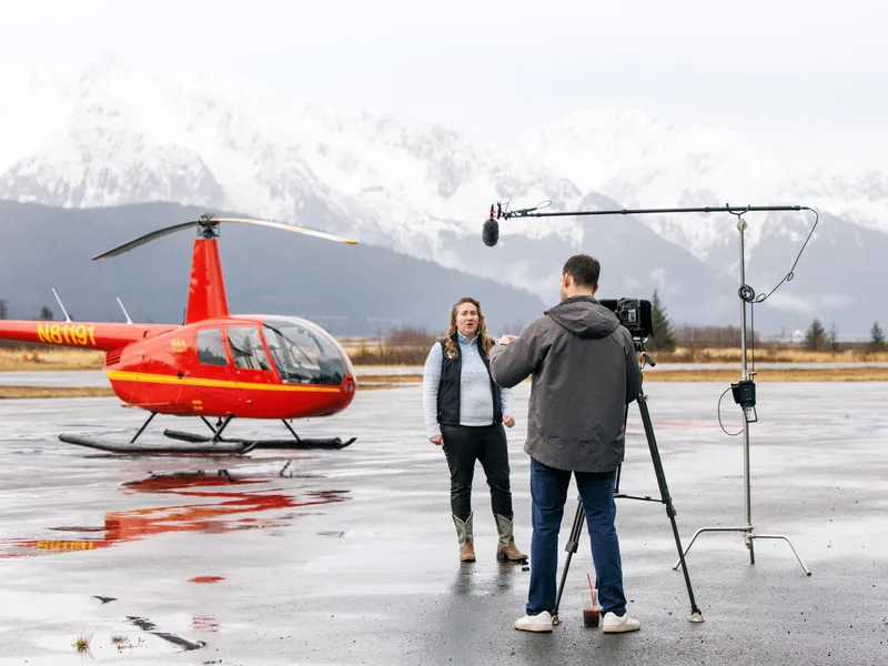 Martin Media cinema interview production on location in Alaska