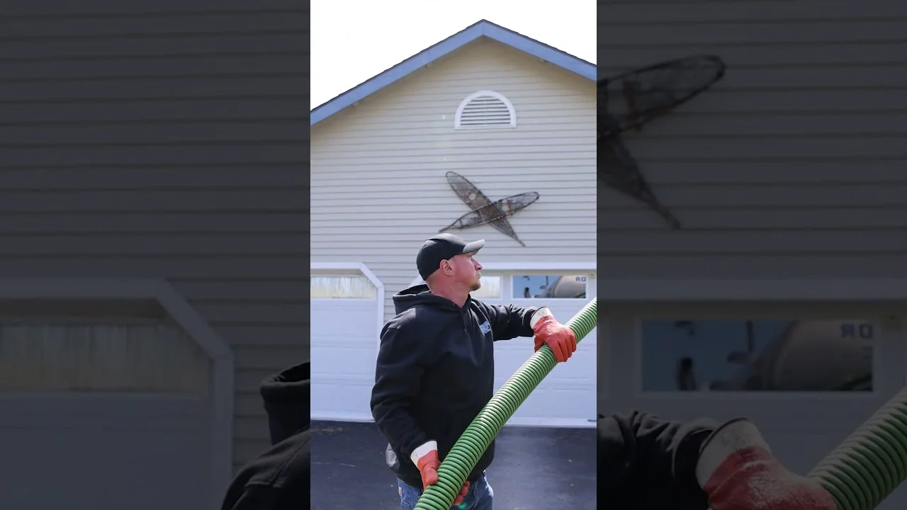 Superior Septic service call filmed on location in Soldotna, Alaska
